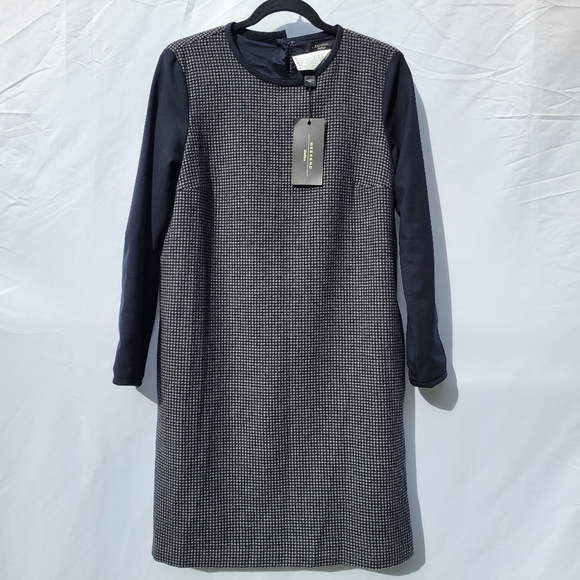 MaxMara Dresses & Skirts - MaxMara Weekend Wool Long Sleeve Sheath Dress Size 8 NWT $375